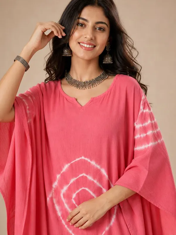 Iridaa_Jaipur_Trends_Rayon_Crepe_Tie-dye_Printed_Kaftan_Style_Dress