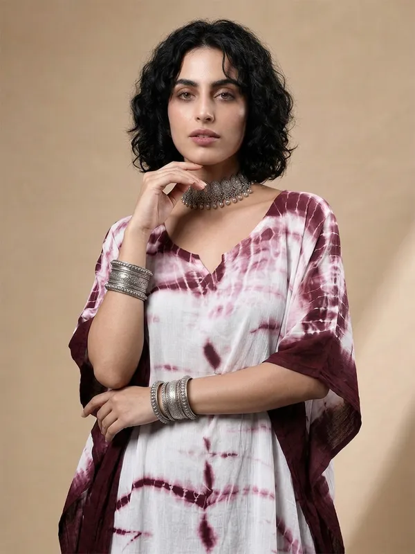 Iridaa_Jaipur_Trends_Rayon_Crepe_Tie-dye_Printed_Kaftan_Style_Dress