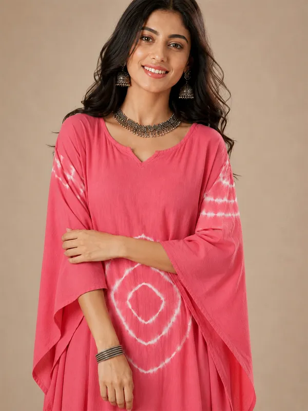 Iridaa_Jaipur_Trends_Rayon_Crepe_Tie-dye_Printed_Kaftan_Style_Dress