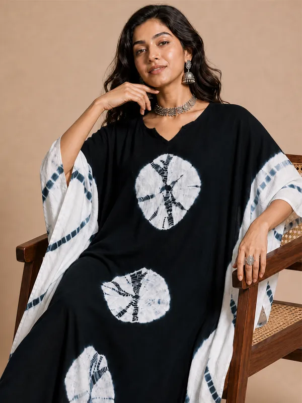 Iridaa_Jaipur_Trends_Rayon_Crepe_Tie-dye_Printed_Kaftan_Style_Dress