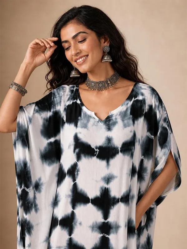 Iridaa_Jaipur_Trends_Rayon_Crepe_Tie-dye_Printed_Kaftan_Style_Dress