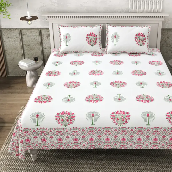 Maati_Trends_Pure_Cotton_Hand_Block_Printed_Bed_Sheet_With_Pillow_Cover