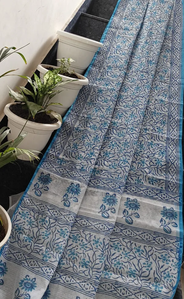 Khaat_Trends_Kota_Doria_Hand_Block_Printed_Saree_With_Blouse