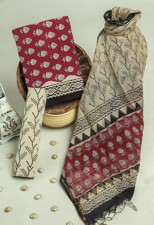 Gulab_Trends_Pure_Cotton_Hand_Block_Printed_Unstitch_Suit_Set