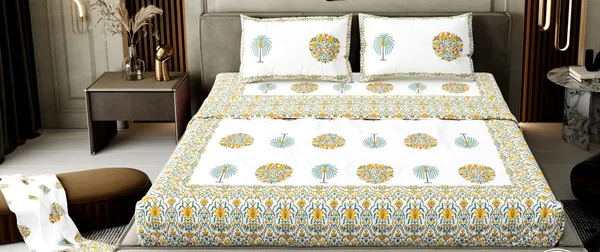 Maati_Trends_Pure_Cotton_Hand_Block_Printed_Bed_Sheet_With_Pillow_Cover