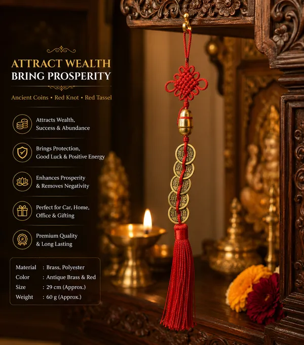 Divine_Magnet_Metal_5_Coin_Prosperity_Wall_Decor_Car_Hanging