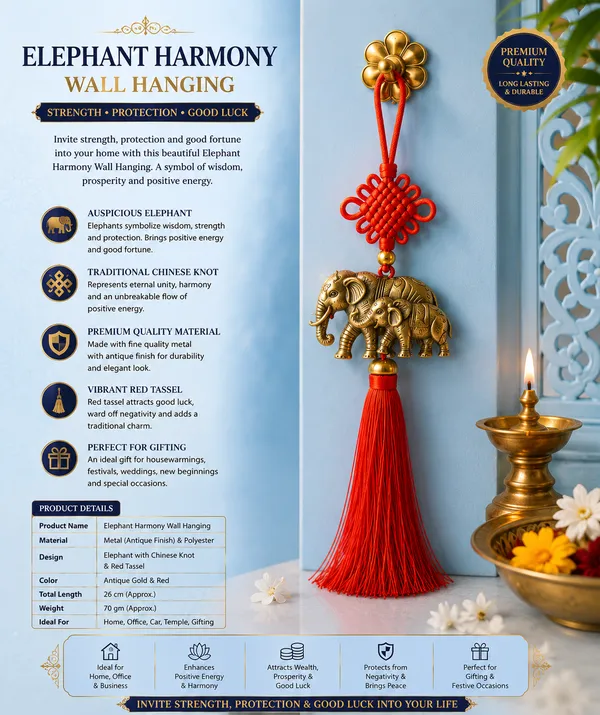 Divine_Magnet_Metal_Elephant_Hanging_Wall_Decor_Car_Hanging