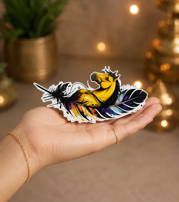 Divine_Magnet_Horse_Feather_Decor_Stand