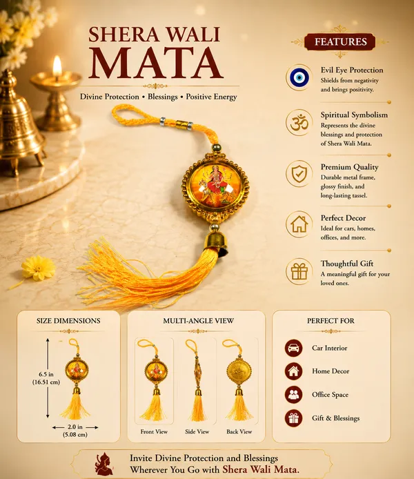 Divine_Magnet_Sherawali_Mata_And_Yantra_Hanging_Wall_Decor
