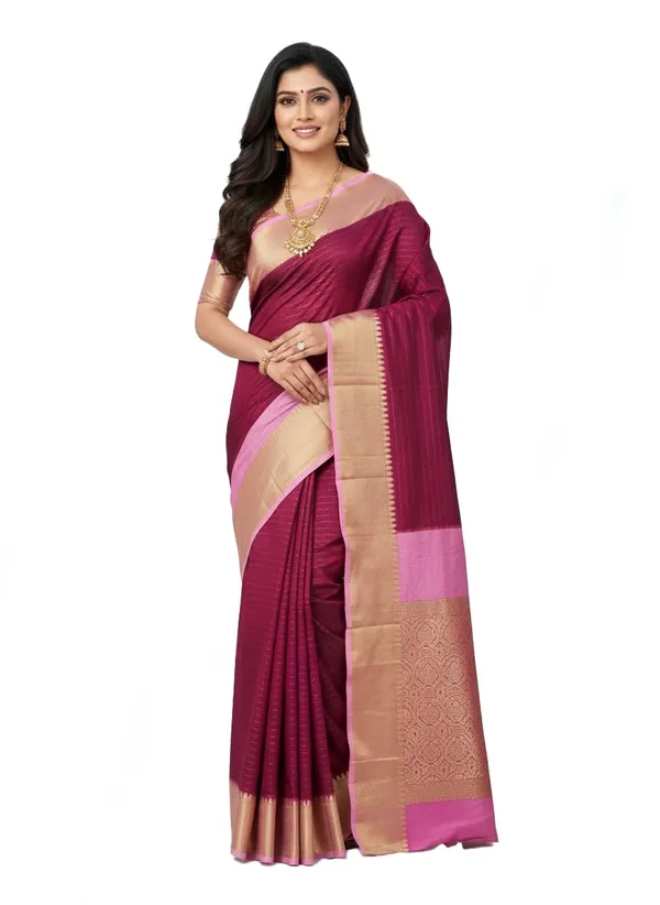 Silk_Saree_With_Zari_Border