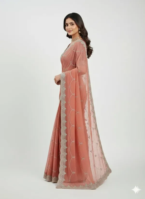 Pure_Silk_Traditional_Wedding_Saree_With_Zari_Work_And_Temple_Border_Design