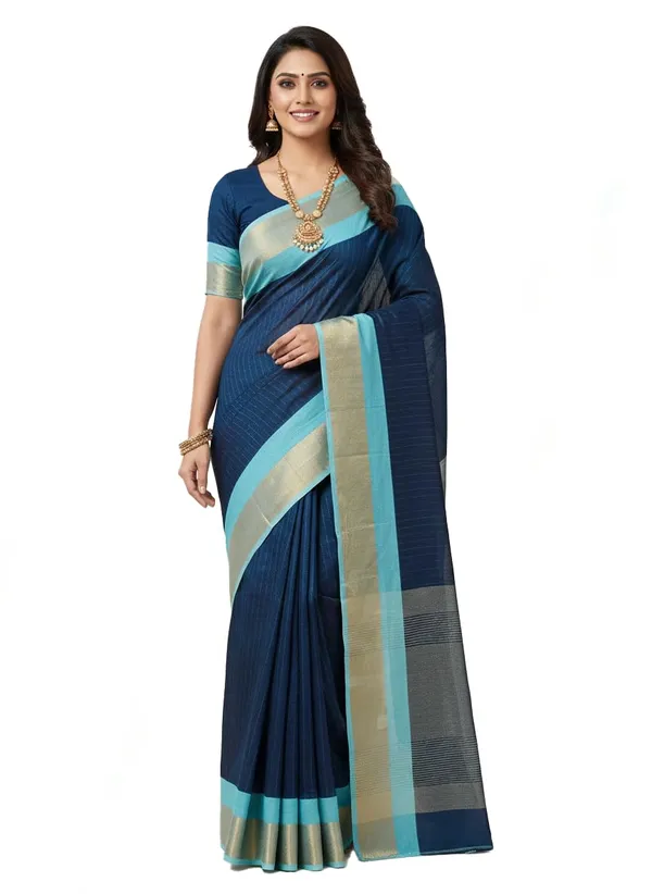 Silk_Saree_With_Zari_Border
