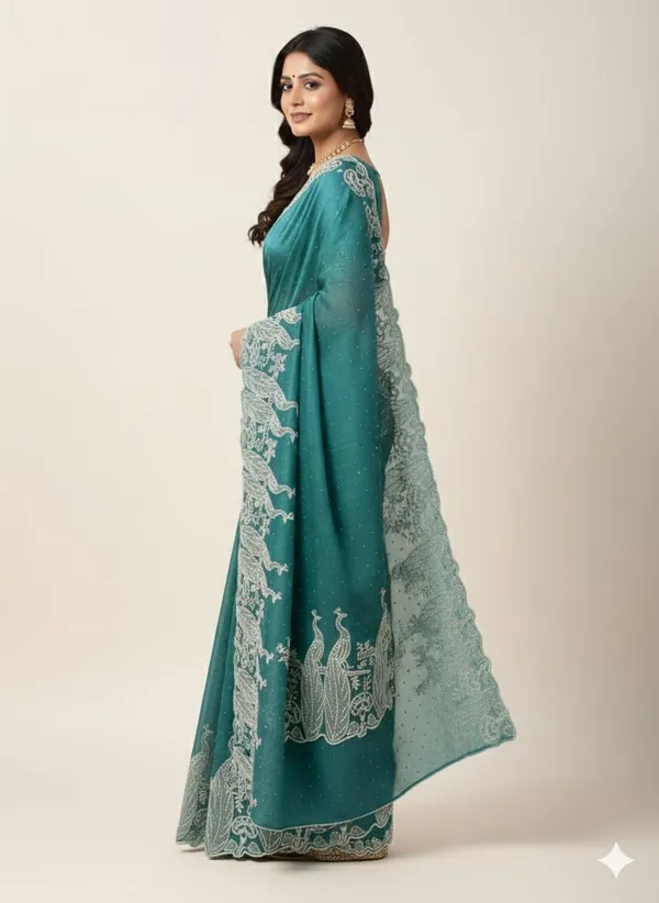 Embroidered_Saree_With_Paisley_Border