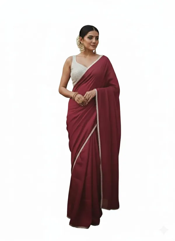 Georgette_Saree_With_Pearl_Border