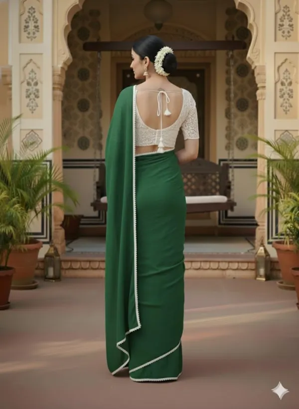 Georgette_Saree_With_Pearl_Border