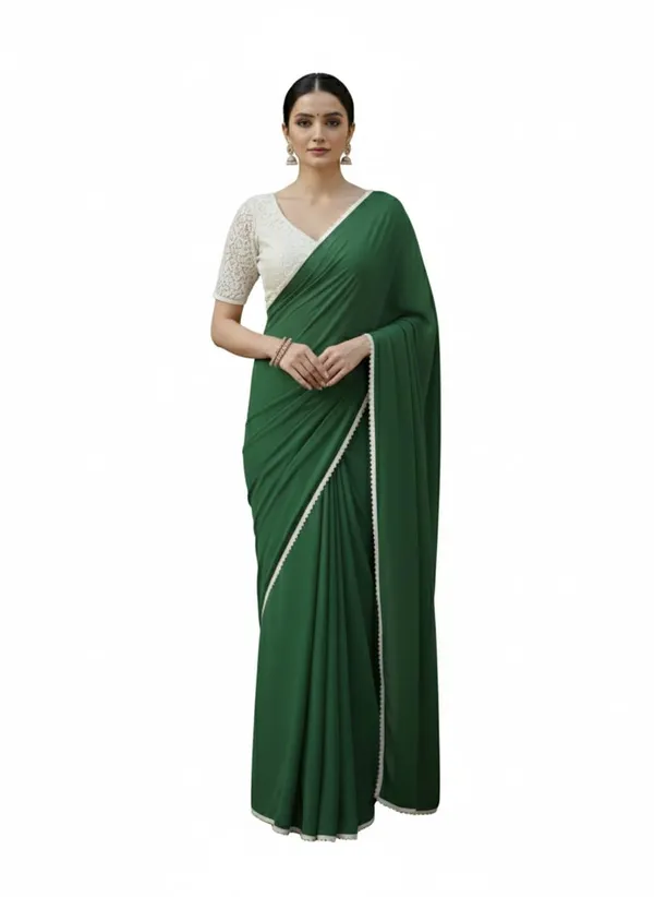 Georgette_Saree_With_Pearl_Border
