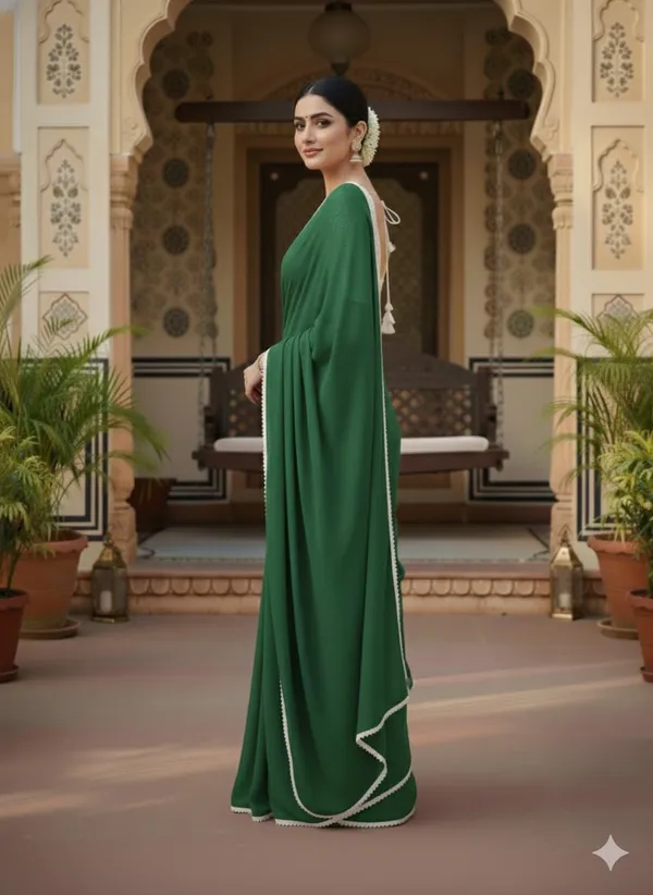 Georgette_Saree_With_Pearl_Border