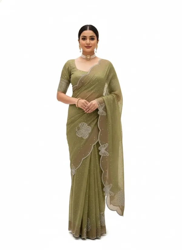 Organza_Saree_With_Embroidery