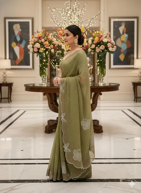 Organza_Saree_With_Embroidery