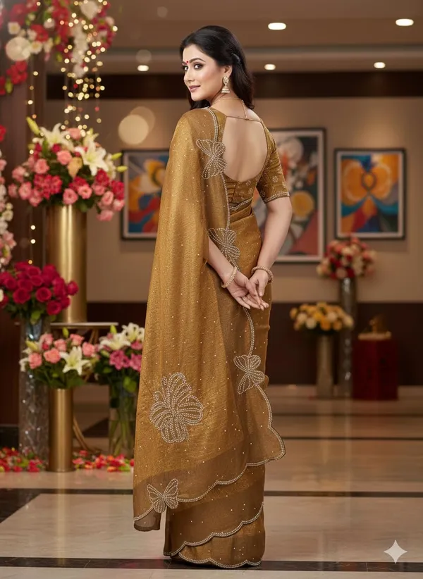 Organza_Saree_With_Embroidery