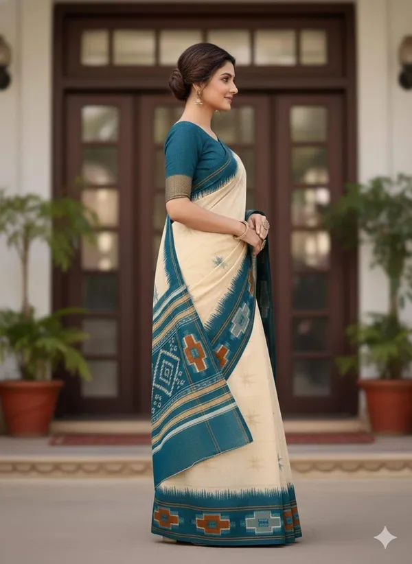 Women_Geometric_Border_Saree