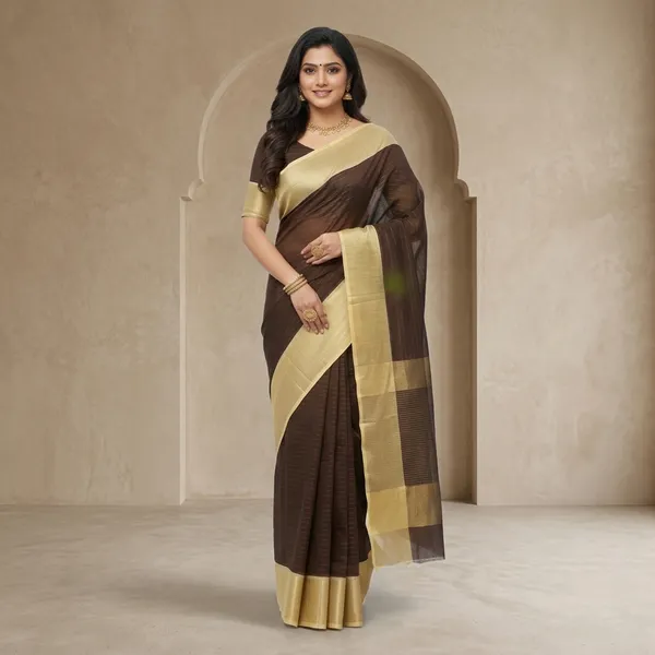 Silk_Saree_With_Zari_Border