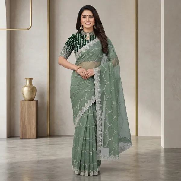 Pure_Silk_Wedding_Saree_With_Zari_Work