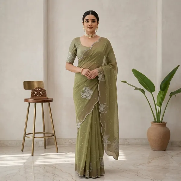 Organza_Saree_With_Embroidery