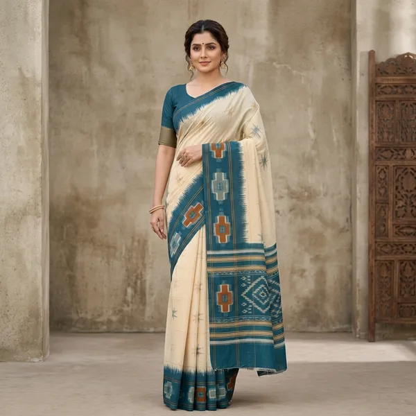 Women_Geometric_Border_Saree