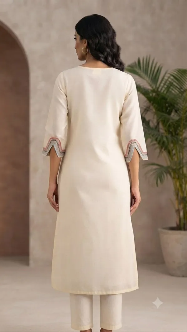 White_Cotton_Embroidered_Straight_Kurta_Pant_Set_For_Women