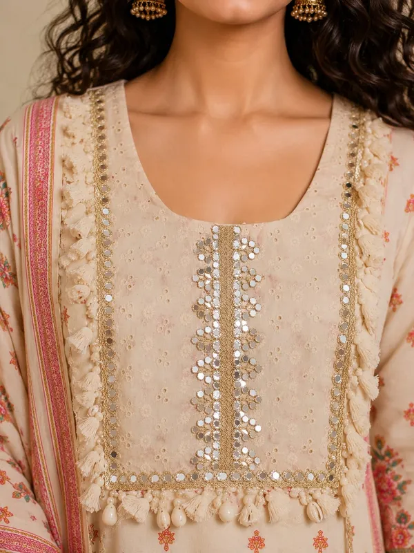 White_Muslin_Printed_Embroidered_Straight_Suit_Set_For_Women