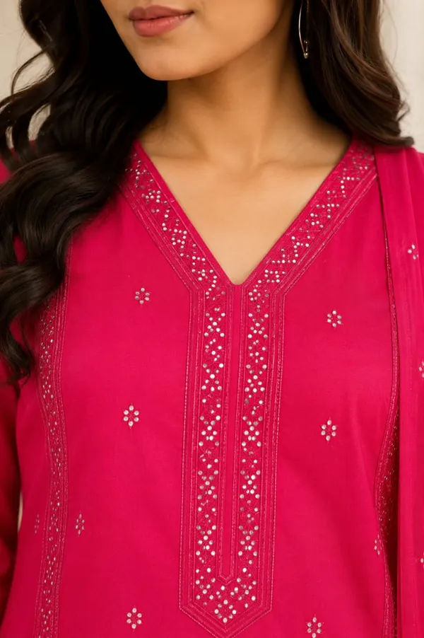 Pink_70%_Cotton,_30%_Polyester_Embroidered_Straight_Kurta_Set_For_Women