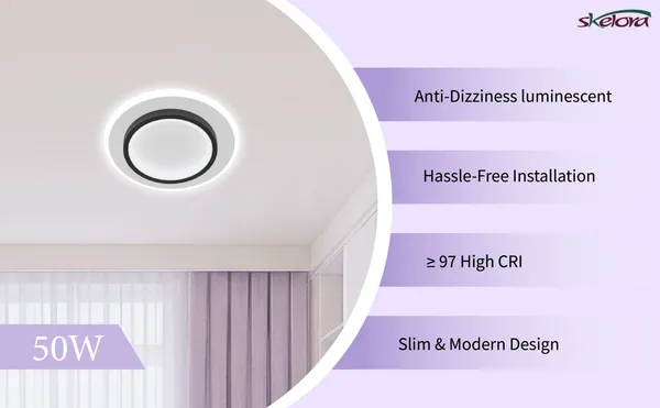 Acrylic_Iron_Modern_Round_Flush-Mount_Downlighter_Ceiling_Light_Black