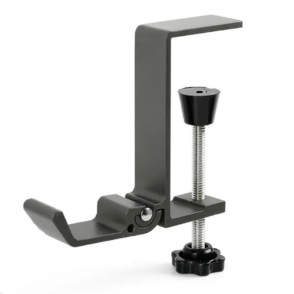 Clamp_Mount_Foldable_Metal_Desk_Hook_for_Bags_&_Accessories