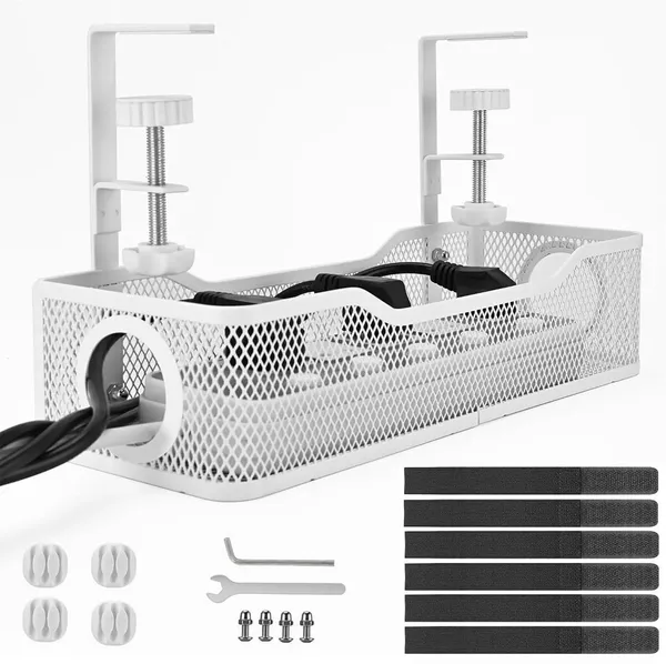 Iron_Under-Desk_Cable_Management_Tray_White
