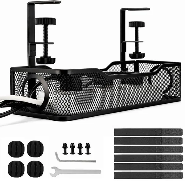 Iron_Under-Desk_Cable_Management_Tray_Black