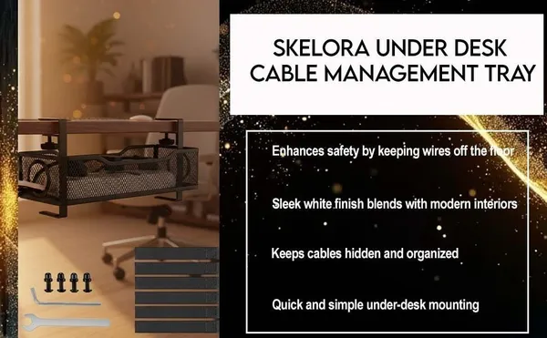 Iron_Under-Desk_Cable_Management_Tray_Black