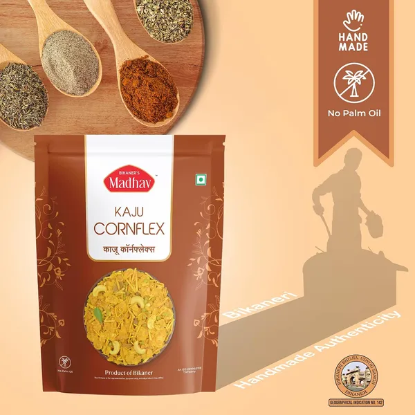Kaju_Cornflakes_Namkeen_|__350G_|_Handmade_with_No_Palm_Oil
