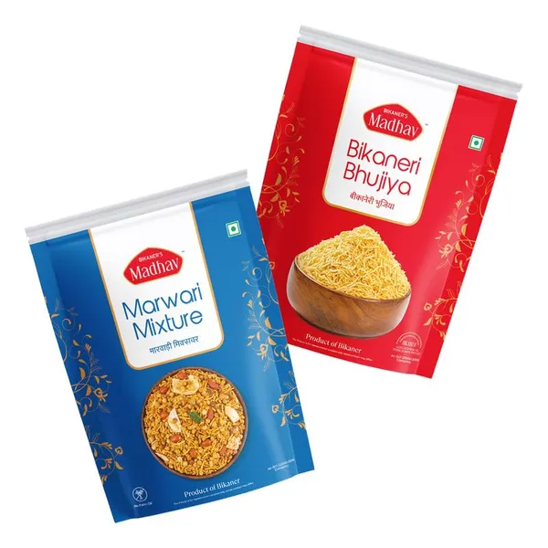 Bikaneri_Bhujia_&_Marwari_Mixture_Combo_|_800G_(400_G_x_2_packs)_|_Handmade_with_No_Palm_Oil