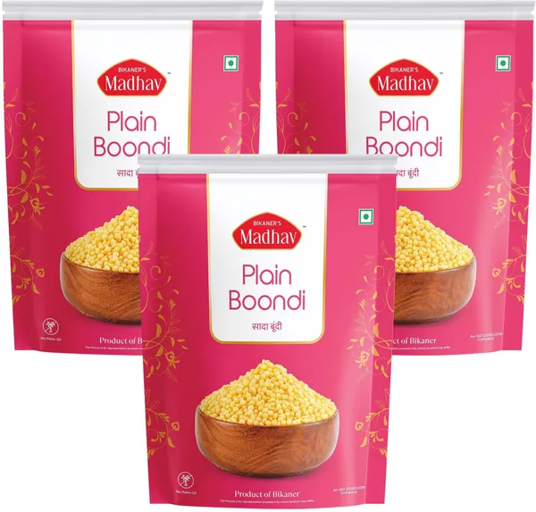 Madhav_Plain_Boondi_|_Perfect_For_Raita_|_1.2_Kg_)400_G_X_3_packs)_|_Handmade_with_No_Palm_Oil