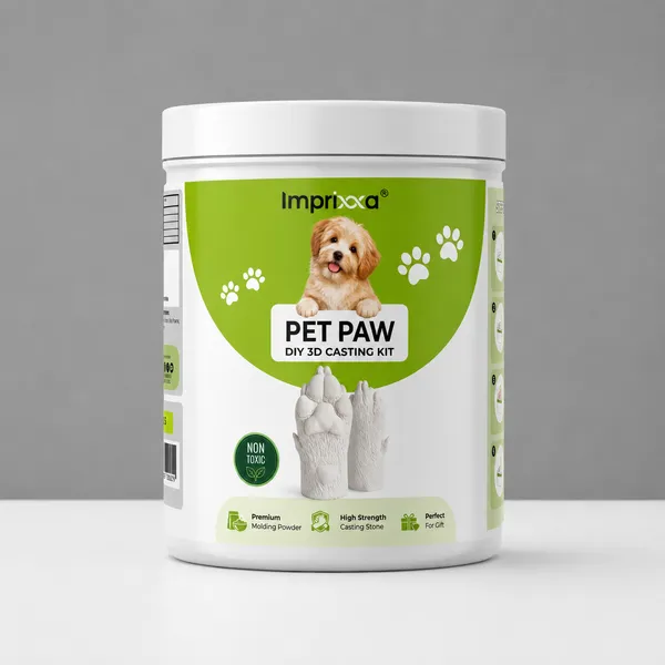 Pet_Paw_3D_Diy_Casting_Kit