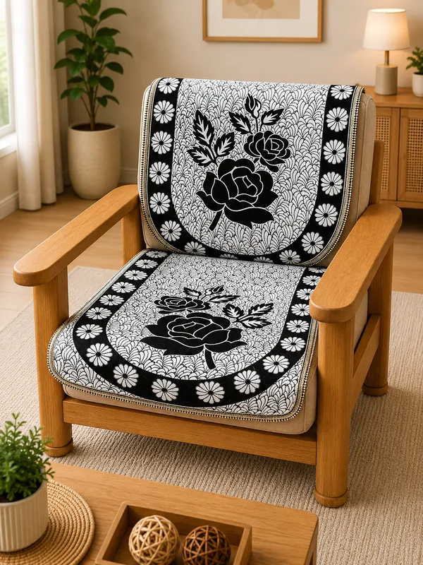 Samstyle_Black_Rose_Sofa_Cover_Pack_Of_5