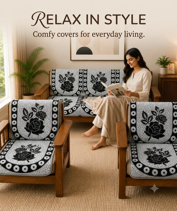 Samstyle_Black_Rose_Sofa_Cover_Pack_Of_5