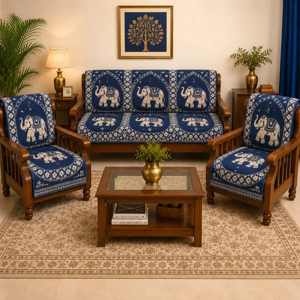 Samstyle_Blue_Elephant_Pattern_Cover_Pack_Of_5