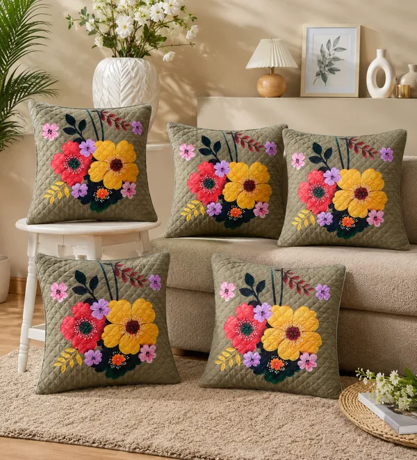 Samstyle_Bouquet_Cushion_Cover_Pack_Of_5