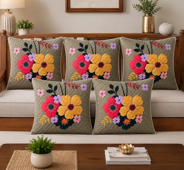 Samstyle_Bouquet_Cushion_Cover_Pack_Of_5