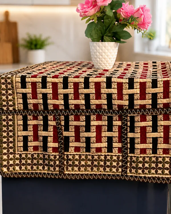 Samstyle_Maroon_Refridgerator_Top_Cover