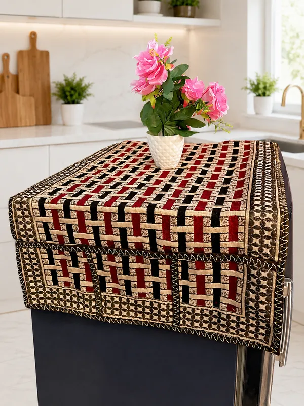 Samstyle_Maroon_Refridgerator_Top_Cover