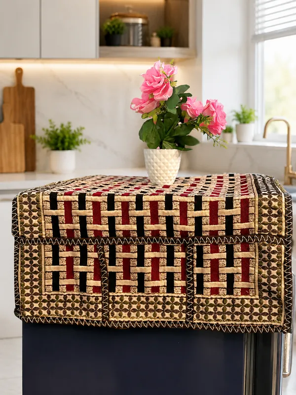 Samstyle_Maroon_Refridgerator_Top_Cover