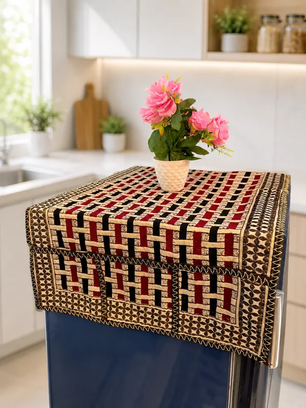 Samstyle_Maroon_Refridgerator_Top_Cover